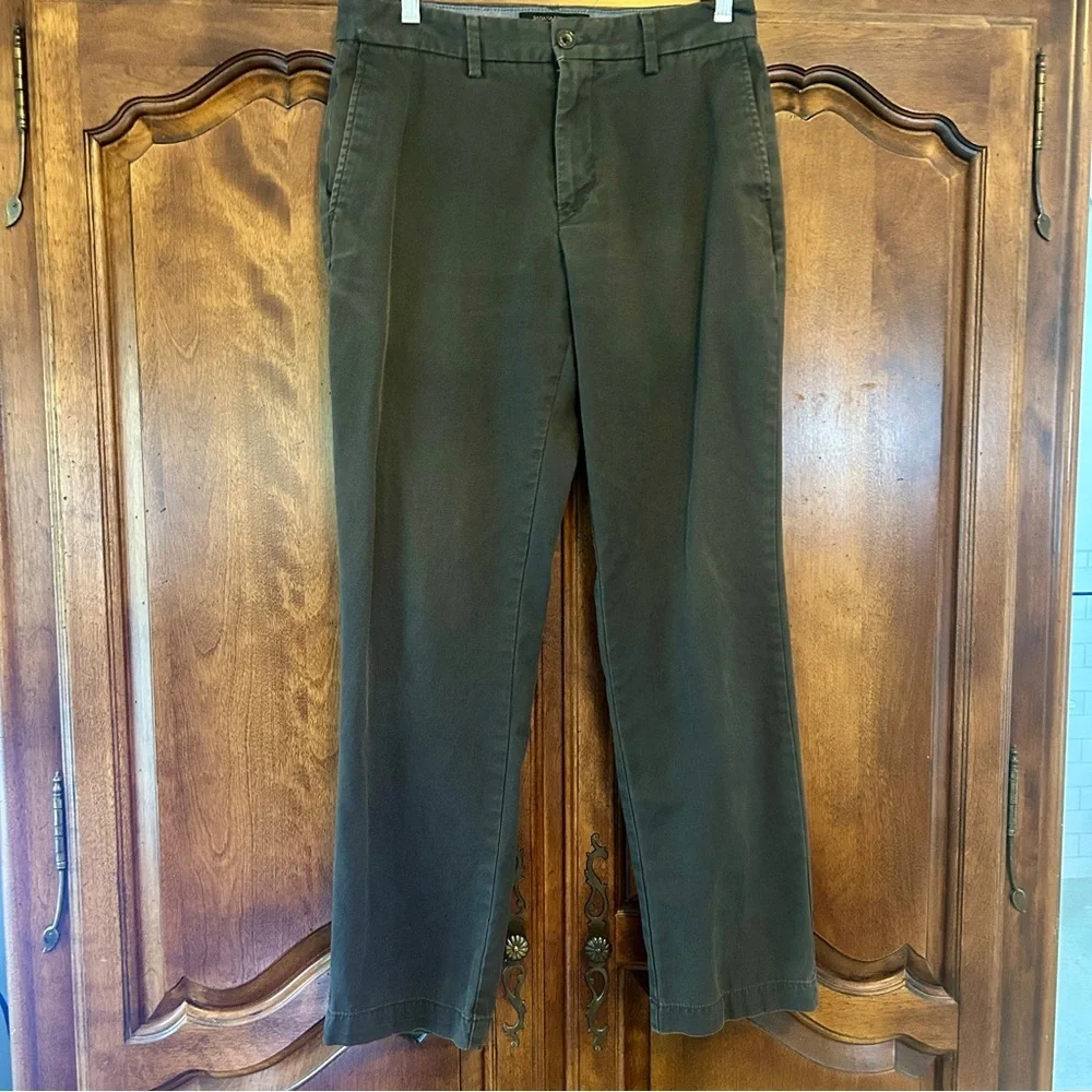 Banana Republic Men's Straight Fit Emerson Chino Sharp Grey Size 30x30
